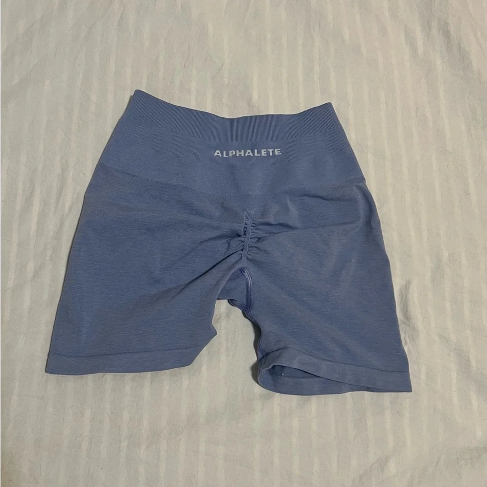 Violet Alphalete Amplify Shorts 4.5” - Picture 1 of 4